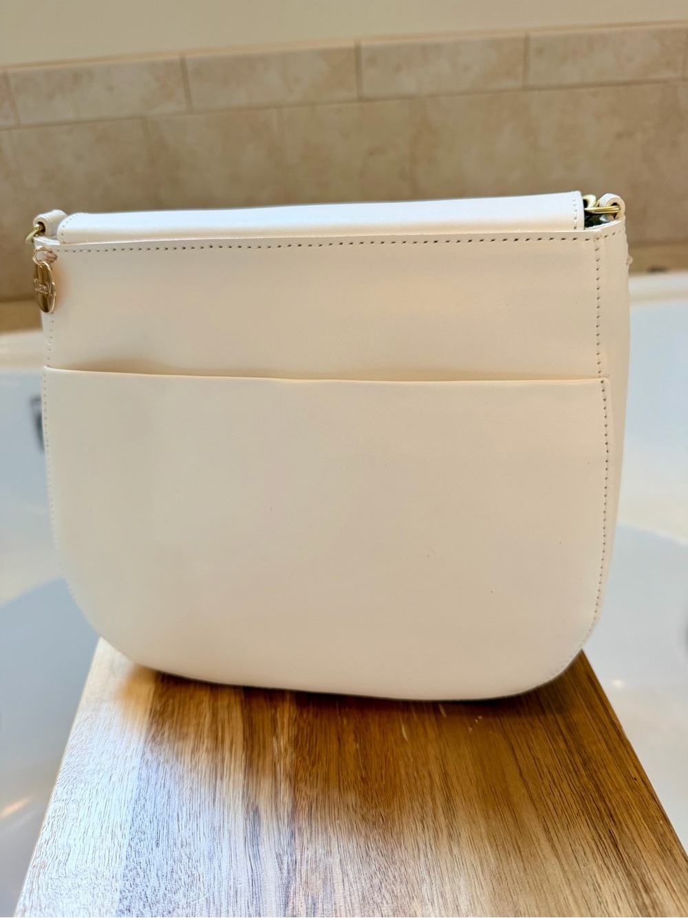 Clare V Turnlock Louis - Cream NWT $435 - Picture 5 of 9